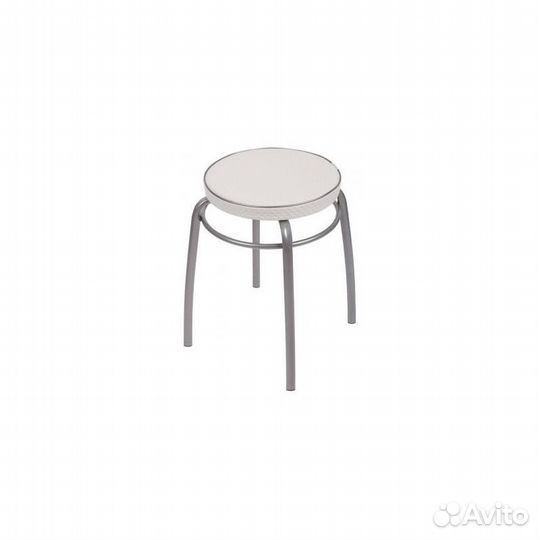 Табурет 350х350х460мм Ника Элит светло-серый