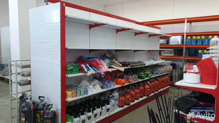 Стеллаж металлический для магазина бу