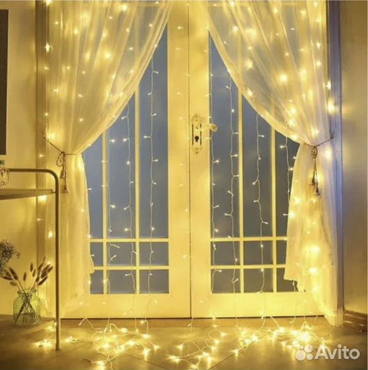 Гирлянда штора