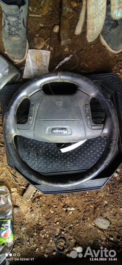 Руль на volvo v70 2 поколение c подушкой airbeg