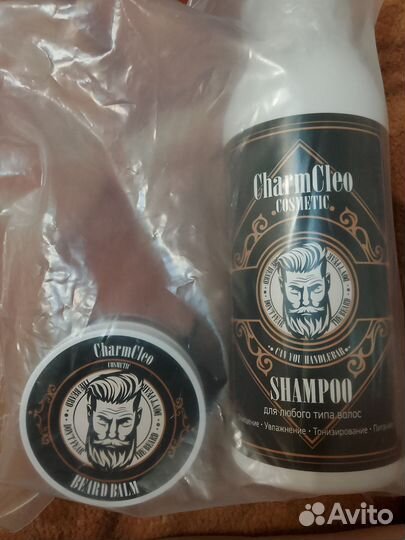 Шампунь и средство для укладки бороды