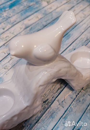 Подсвечник керамический Птица счастья