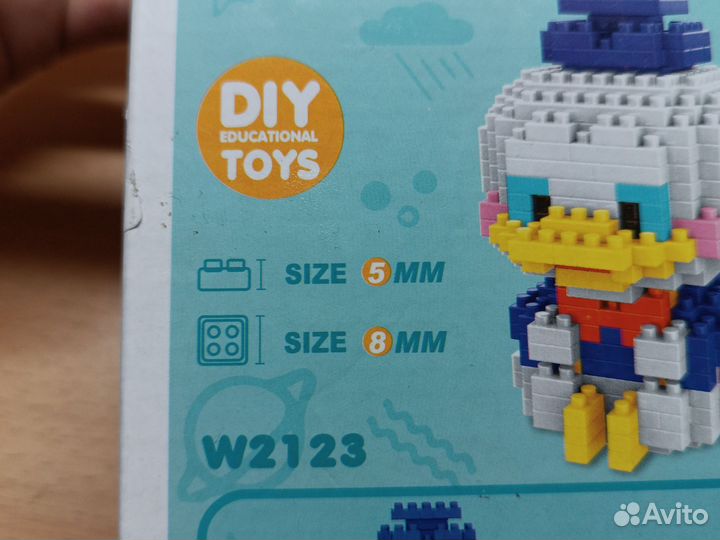 Блочный конструктор 3D головоломка лего Дональд