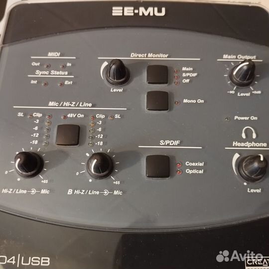 Звуковая карта E-MU 0404 USB
