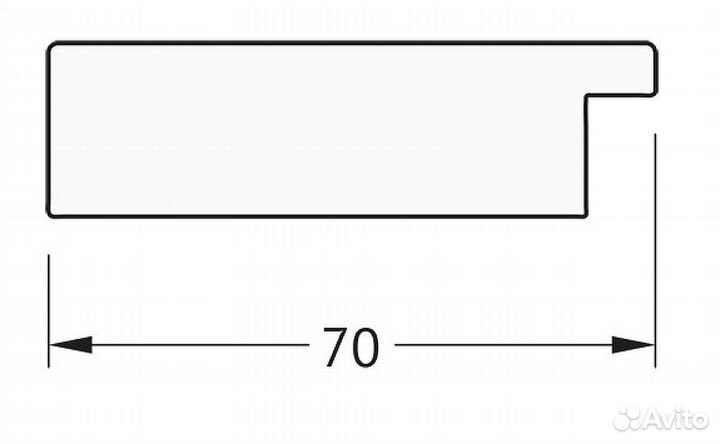Зеркало Evoform Definite Floor 197х78 BY 6004 в б