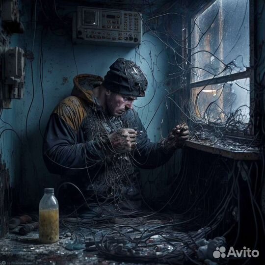 Услуги электрика монтаж установка штробление и др