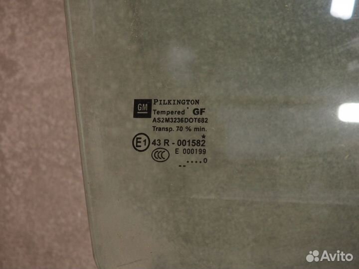 Стекло двери задней правой Opel Astra H