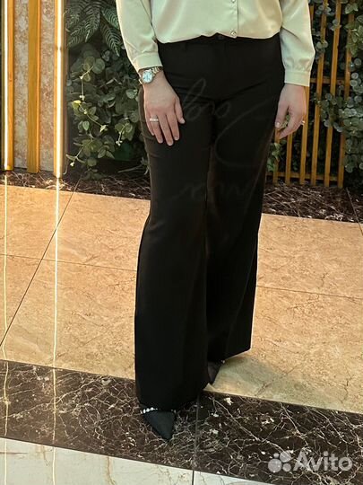 Брюки клеш стрейч