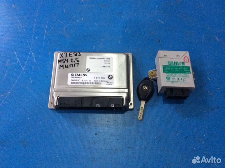 Эбу двс на BMW X3 E83 M54 МКПП