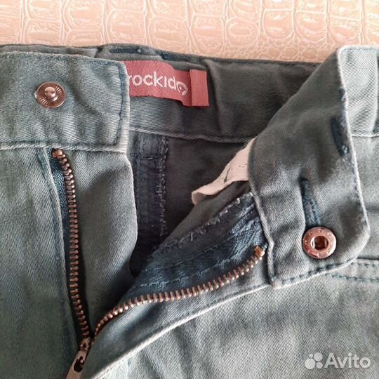 Crockid рубашка 116 и джинсы 122 мальчику