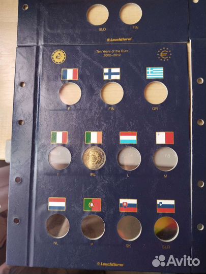 Листы для монет