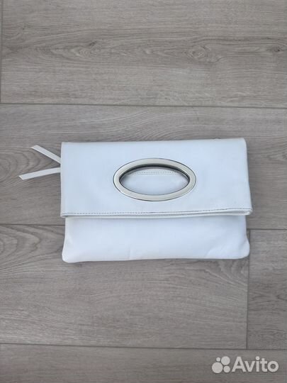 Клатч сумка кожаная