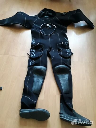 Сухой гидрокостюм для дайвинга Waterproof Draco