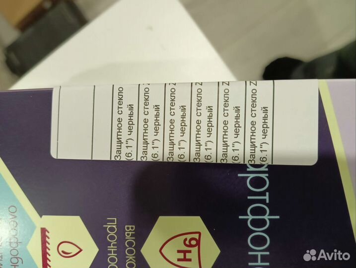 Защитные стекла iPhone 13 pro/14 6 штук