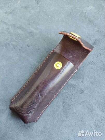 Чехол для ножа opinel из кожи ручной работы