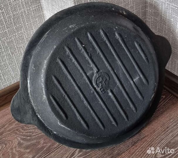 Чугунная сковорода крышка для казана