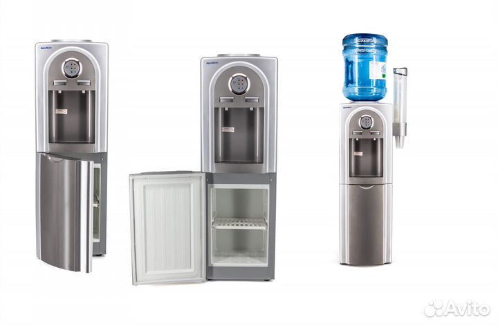 Напольный Кулер для воды Aqua Work 5-VB серебро