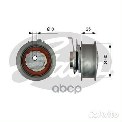 Ролик ремня грм VAG 1.0-1.6 11- T43247 Gates