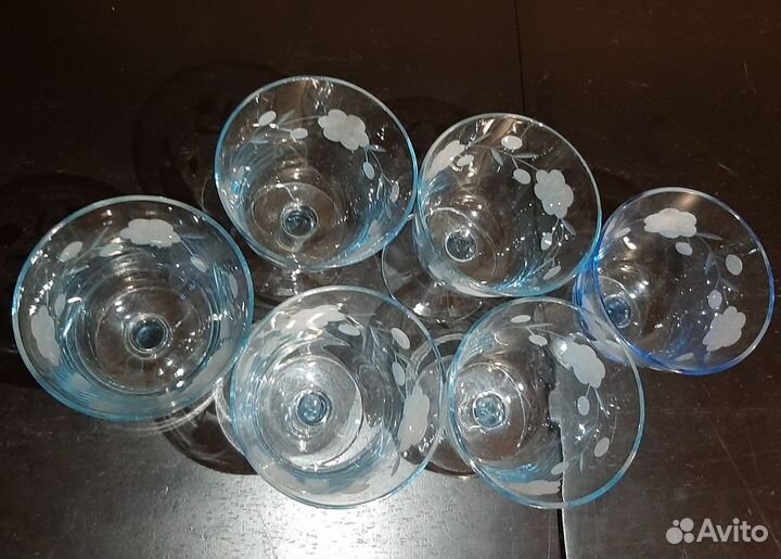 Питейные приспособы СССР цветное стекло