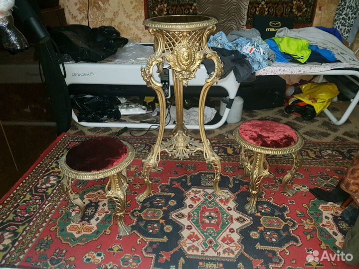 Подставка декоративная с 2 стульями СССР