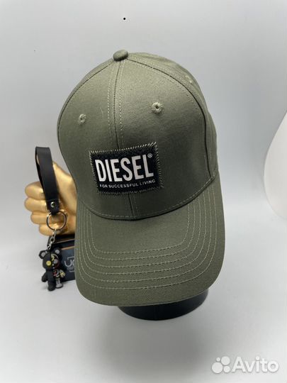 Кепка diesel. Бейсболка мужская хаки