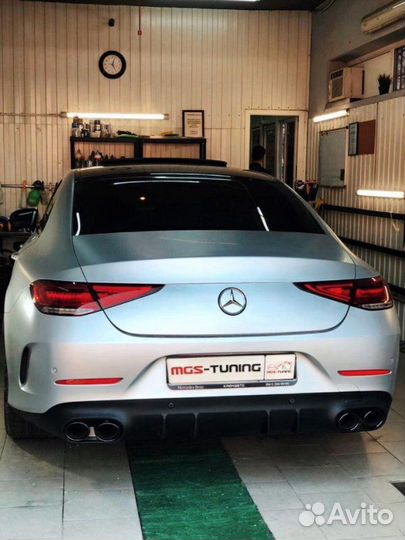 Диффузор + Black насадки CLS 53AMG C257