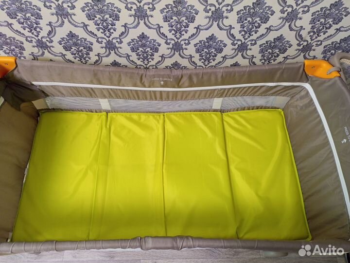 Манеж кровать 2в1