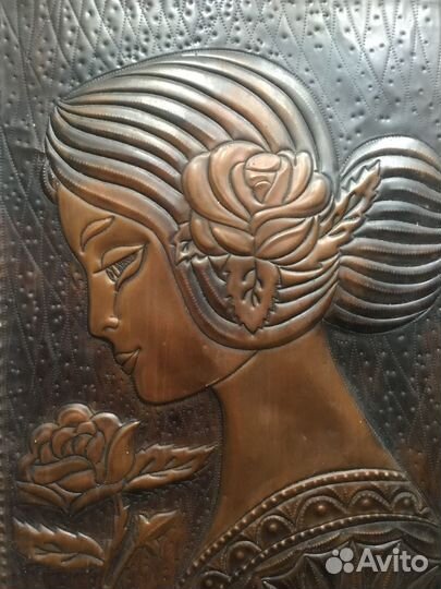 Чеканка СССР, медная, 28/43