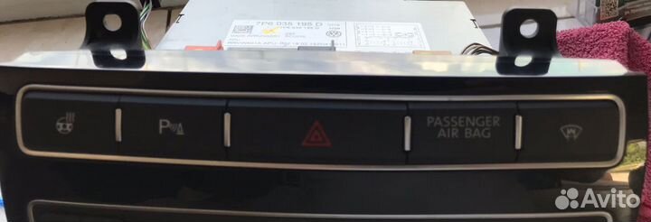 Кнопки на Volkswagen Tuareg