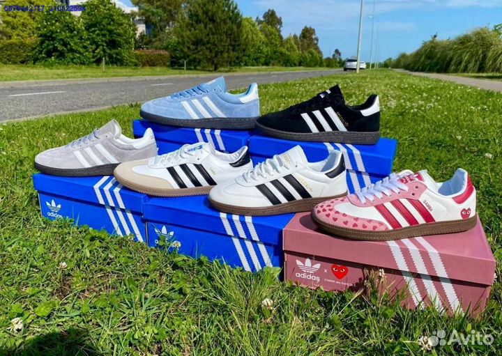 Кроссовки Adidas Spezial Samba (Арт.64303)