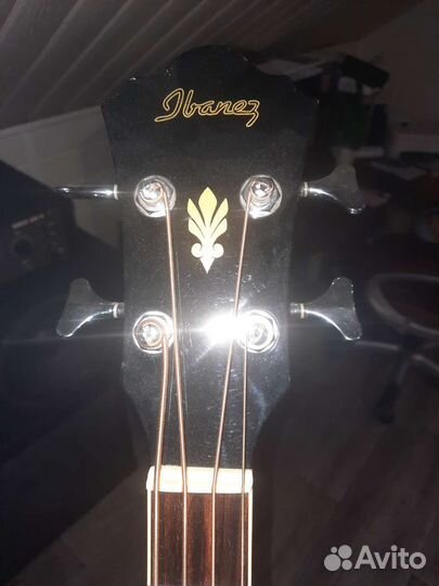 Акустическая бас гитара ibanez