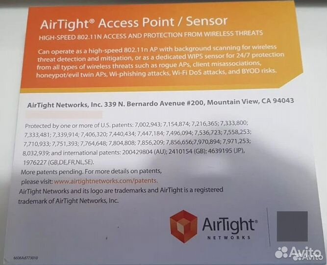 WiFi точка доступа AirTight C-55 2.4GHz - 5GHz