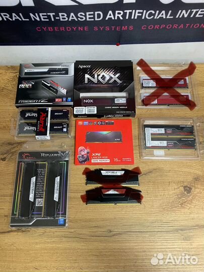Оперативная память DDR4, DDR5, 16gb, 32gb Kit