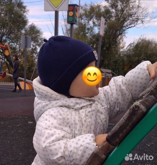 Шапка осенняя на мальчика 42-44 размер