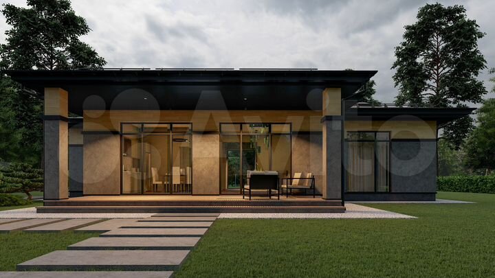 Дом 124 м² на участке 7 сот.