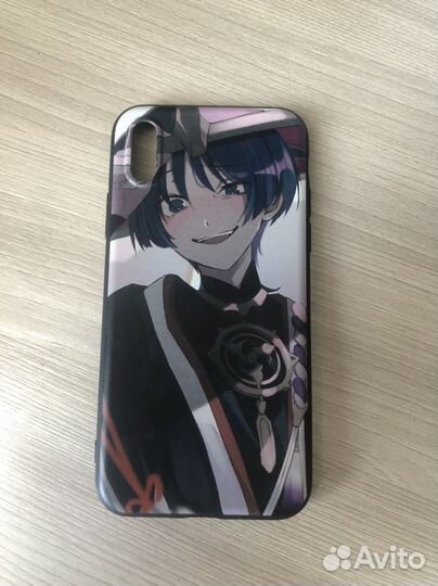 Чехол на iPhone x xs genshin impact скарамучча