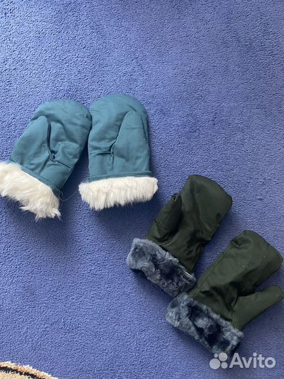 Варежки зимние мужские