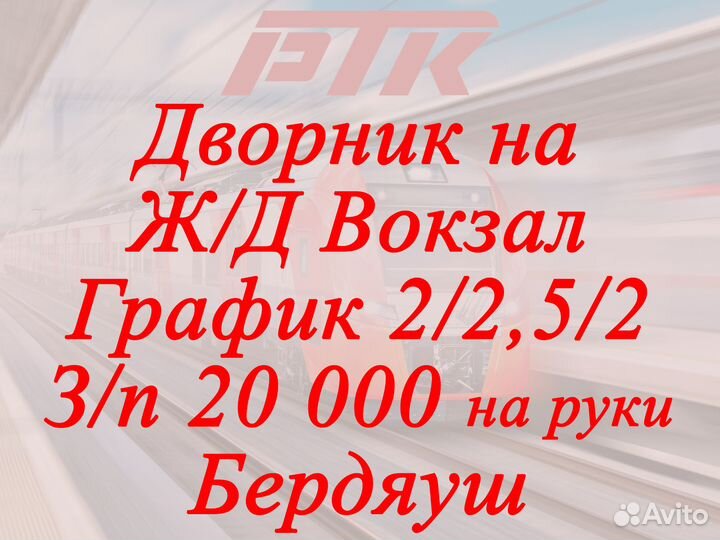 Дворник Ж/Д Вокзала г. Бердяуш