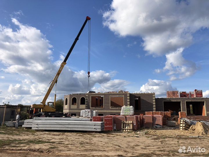 Аренда и услуги автокрана, 25 т, 21.7 м, с гуськом 9 м