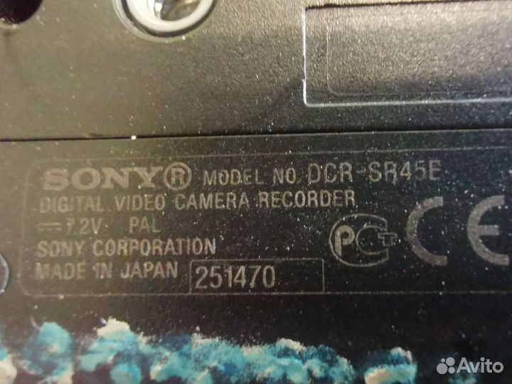 Видеокамера sony DCR-SR45E