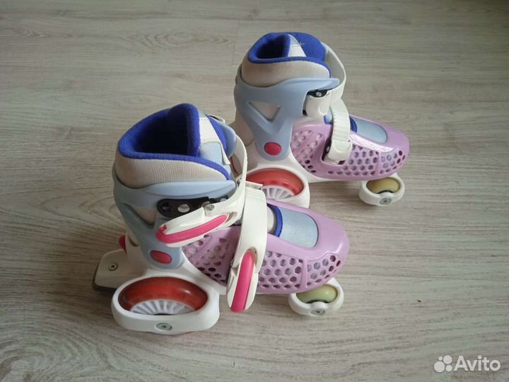 Роликовые коньки детские раздвижные