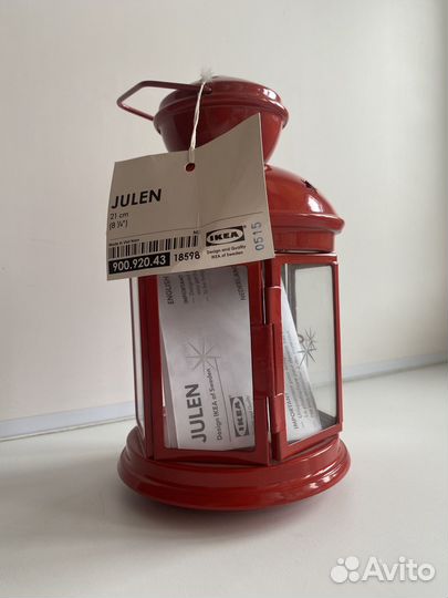 Фонарь и свечи IKEA