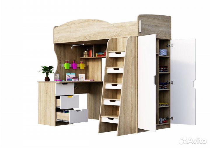 Кровать чердак 