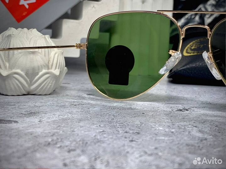 Очки Ray Ban Aviator с комплектом