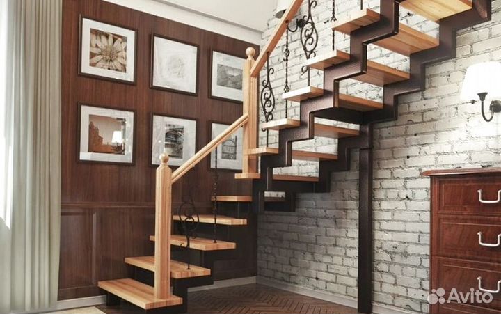 Лестница для загородного дома
