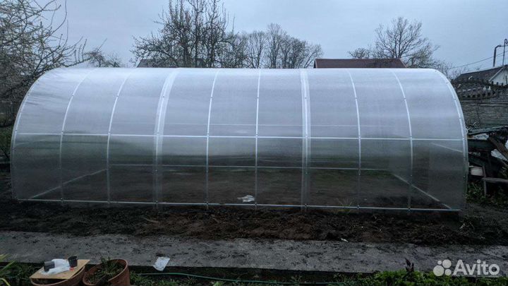 Теплица усиленная 6м поликарбонат,рассрочка,кредит