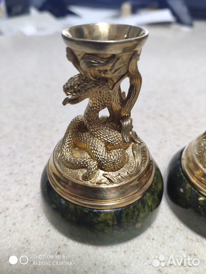 Бронзовые подсвечники