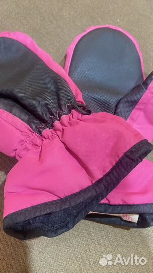 Шапка и варежки краги