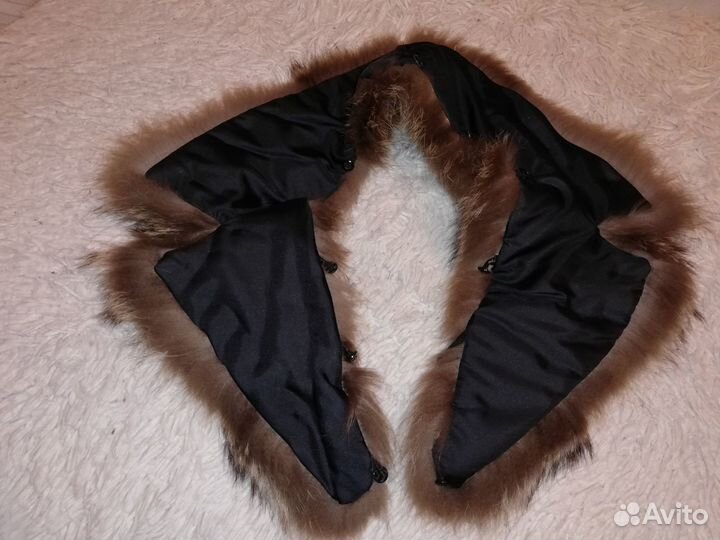 Воротник мех волк