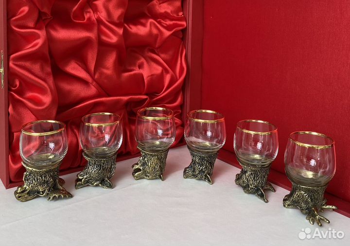 Стопки-перевёртыши 6 шт «Звери»